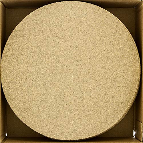 Dura-Gold - Premium - 80 Grit 6" Gold Hook & Loop No Hole Sanding Discs For Da Sanders - Box Of 50 Sandpaper Finishing Discs For Automotive And Woodworking #TOP1