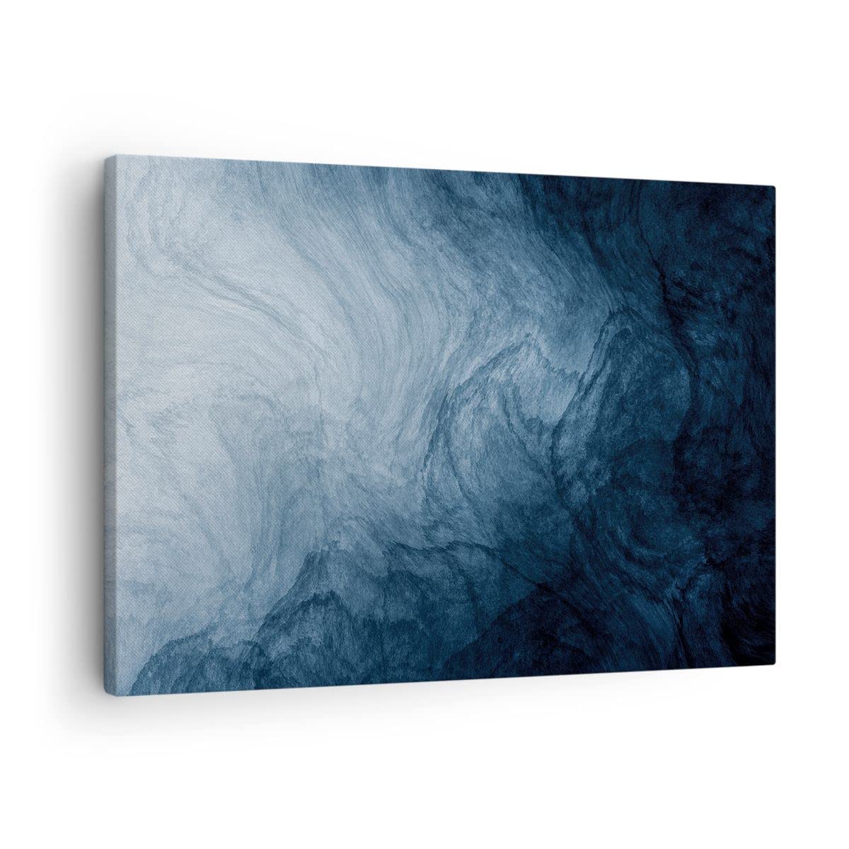 Impression sur toile eau bleu 70x50cm tableau décoration murale salon moderne