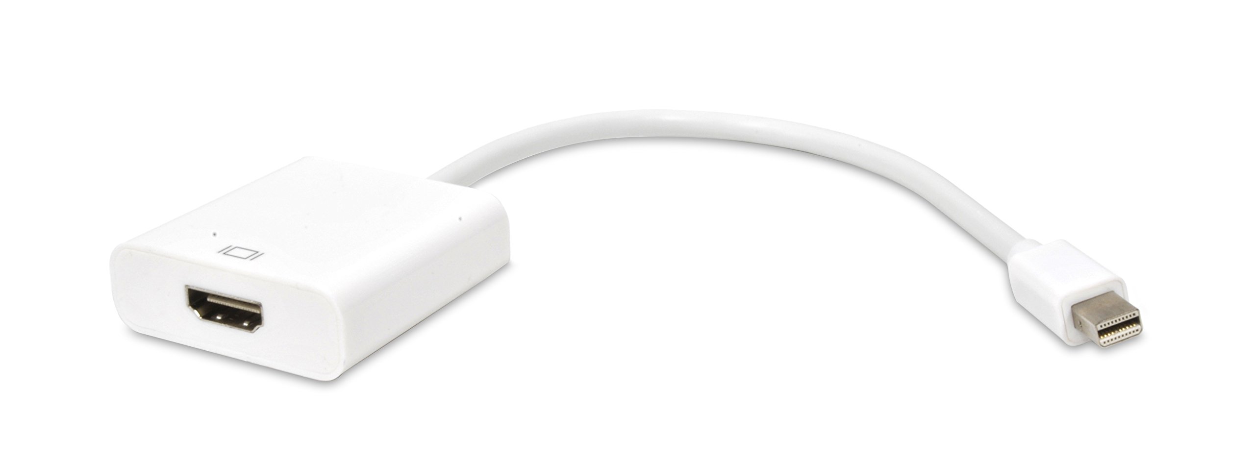 Mini Display Port To HDMI ( Female ) Cable Adapter Compatible With PC, Laptop, Monitor