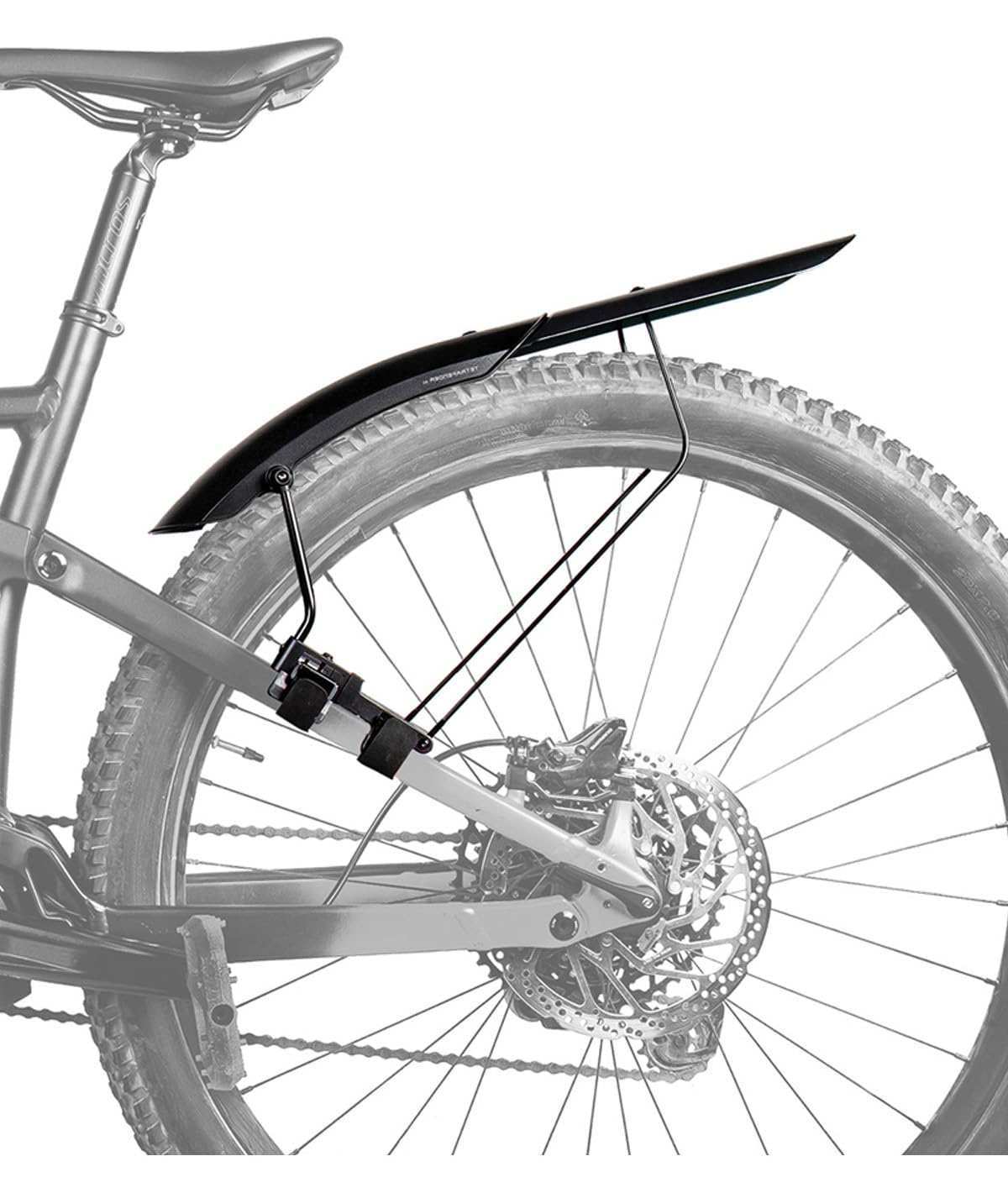 TOPEAK, Tetrafender M1 Tylny błotnik do kół 26"-29" Unisex Dorosły, Czarny, Unikalny