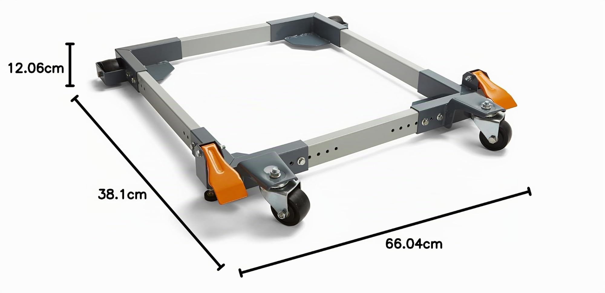 BORA Portamate PM-3500 Fahrbares Rolluntergestell – Universelle Maschinenbasis für Elektrowerkzeuge, 680 kg Tragkraft, Stahl, Kugellager-Räder, Höhenverstellbar