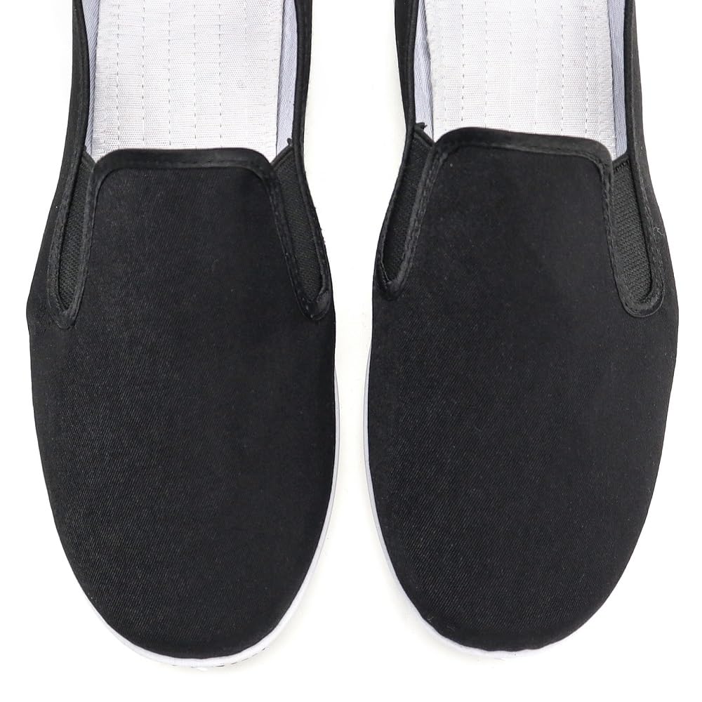 Zapatos de Kung Fu Mocasines sin Cordones para Artes Marciales y Zapatos de conducción con Suela de Goma