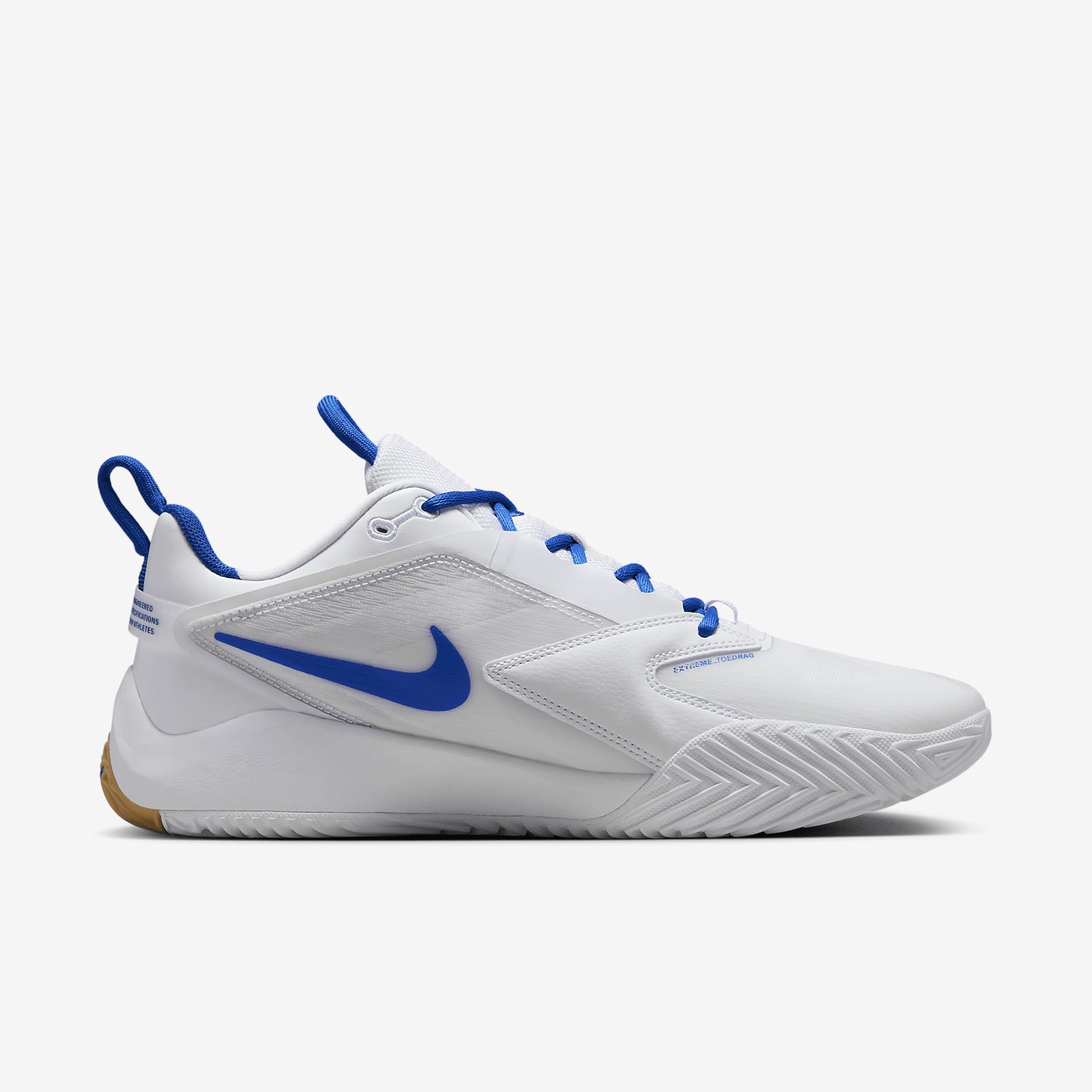 Nike HyperAce 3 Volleyball Shoes (FQ7074-106, White/Photon Dust/Game Royal) Size 6