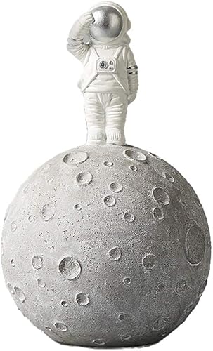 Gaolinci Astronaut & Planet - Banco de monedas, caja de dinero, alcancía, decoración del hogar