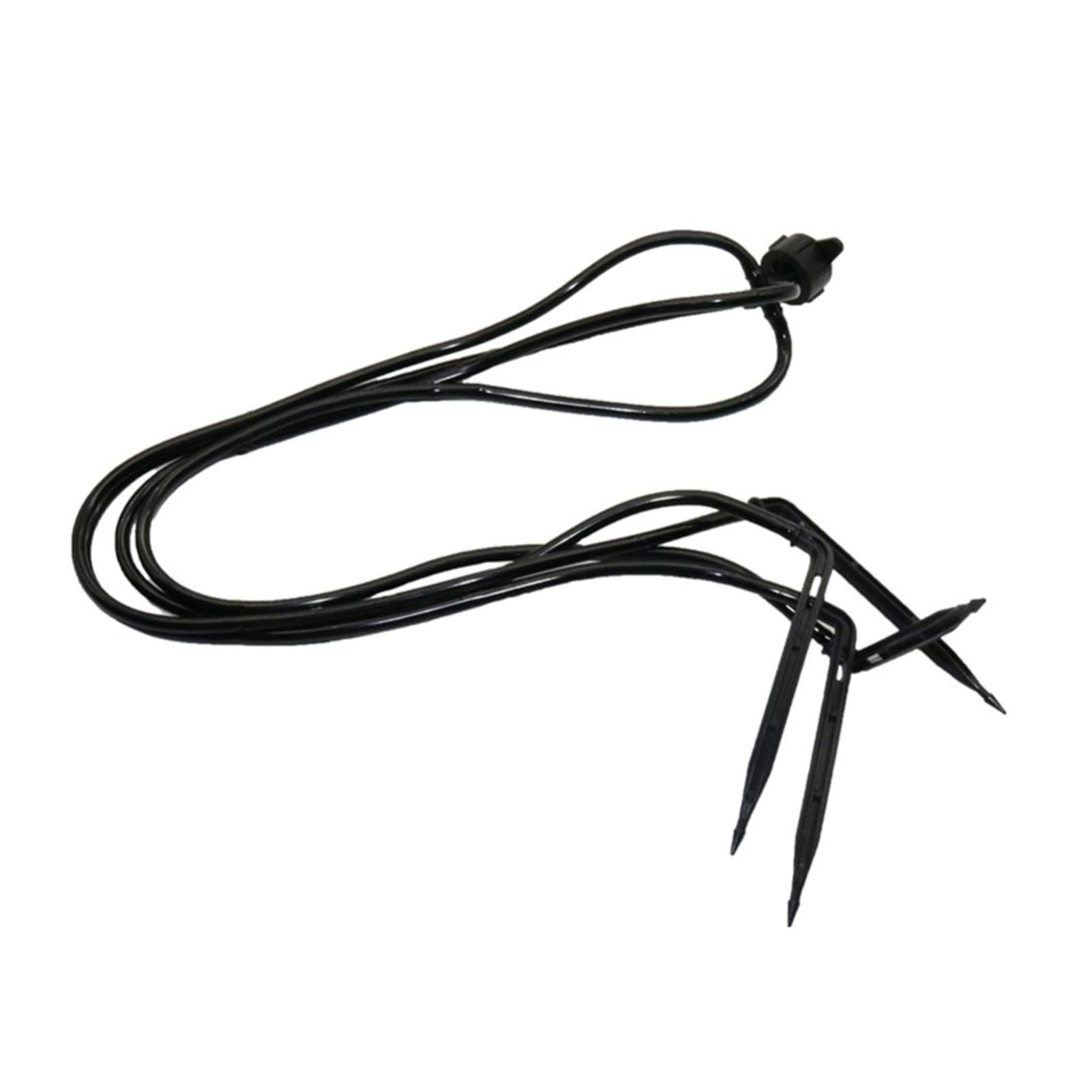 Aspersores de tubería de rociadores Kit de gotero de flecha curvada de 4 vías con dispositivo de flujo estable 8L / H 20 Conjuntos de goteros for herramientas agrícolas Sistema de riego de goteo de go