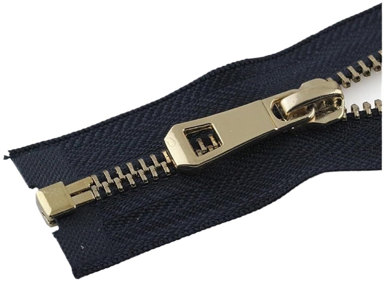 5# Reißverschlüsse 55/65/75cm offener Reißverschluss for Selbernähen von Kleidungszubehör Reißverschluss for Jacken, Mäntel, Kleidungsstücke, Schuhe(Blue,65CM)