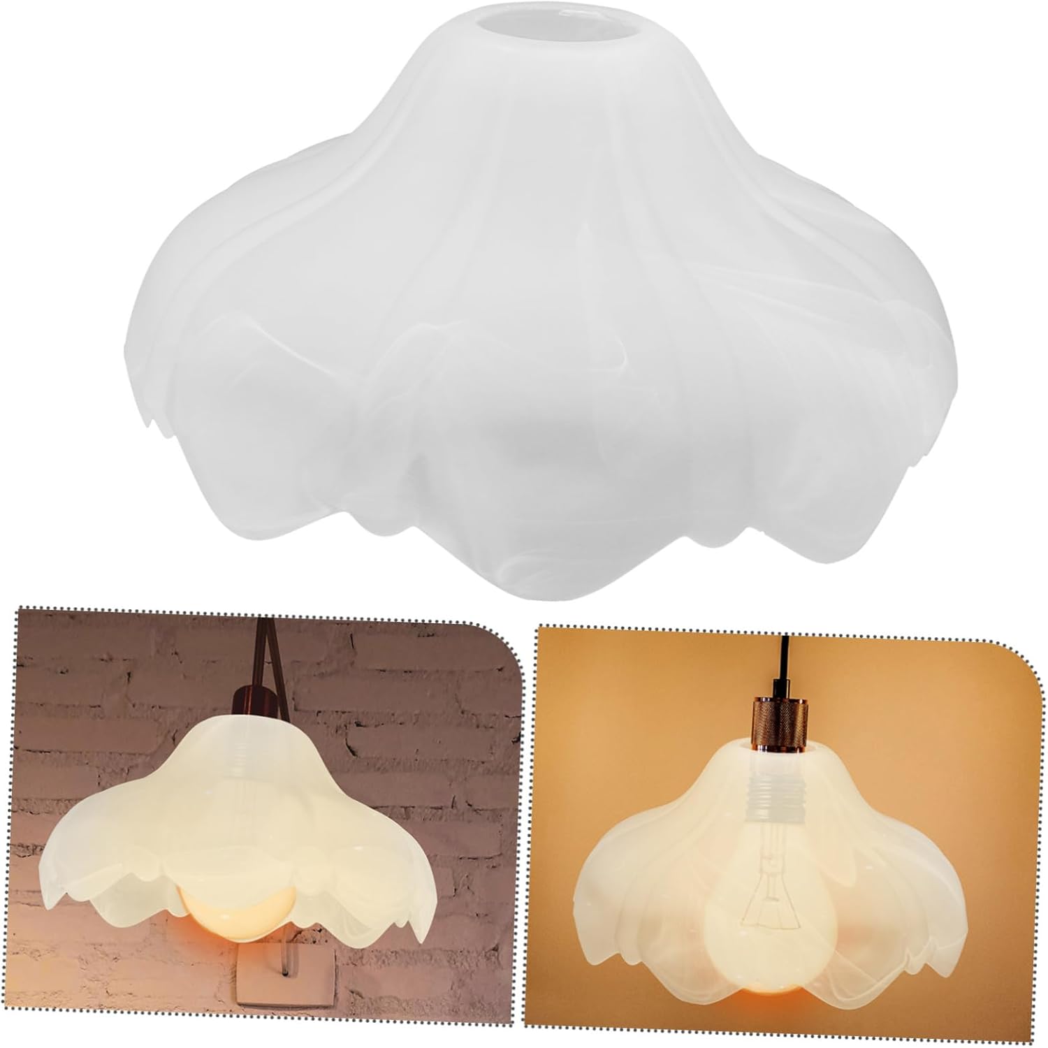 Elegant Glass Lamp Shade Replacement for Pendant Lights Modern Home Craftsmanship Suitable for Chandeliers and Wall Sconces Versatile Lighting Fixture Accessory