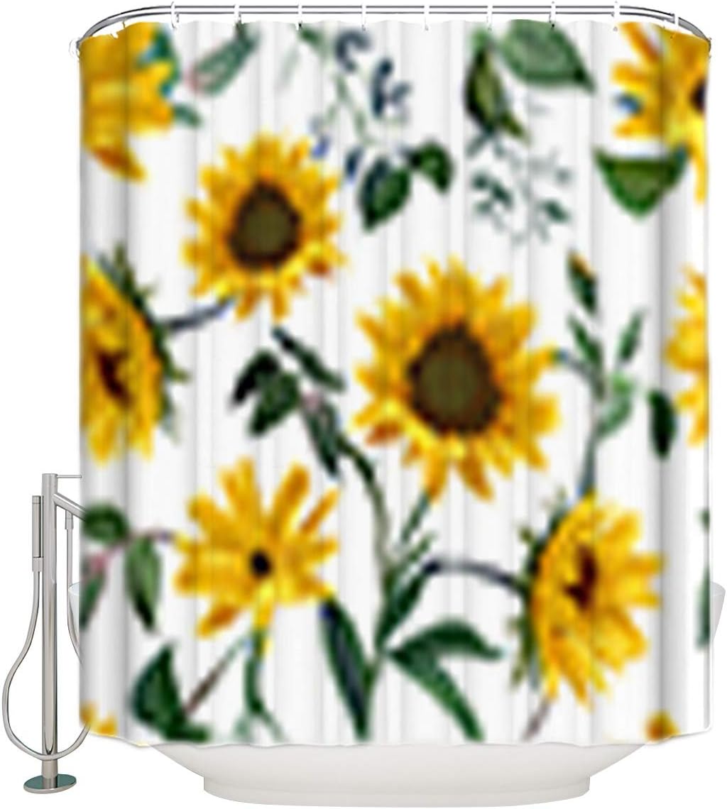 BedSweet Shower Curtain with Hooks for Home Hotel Oil