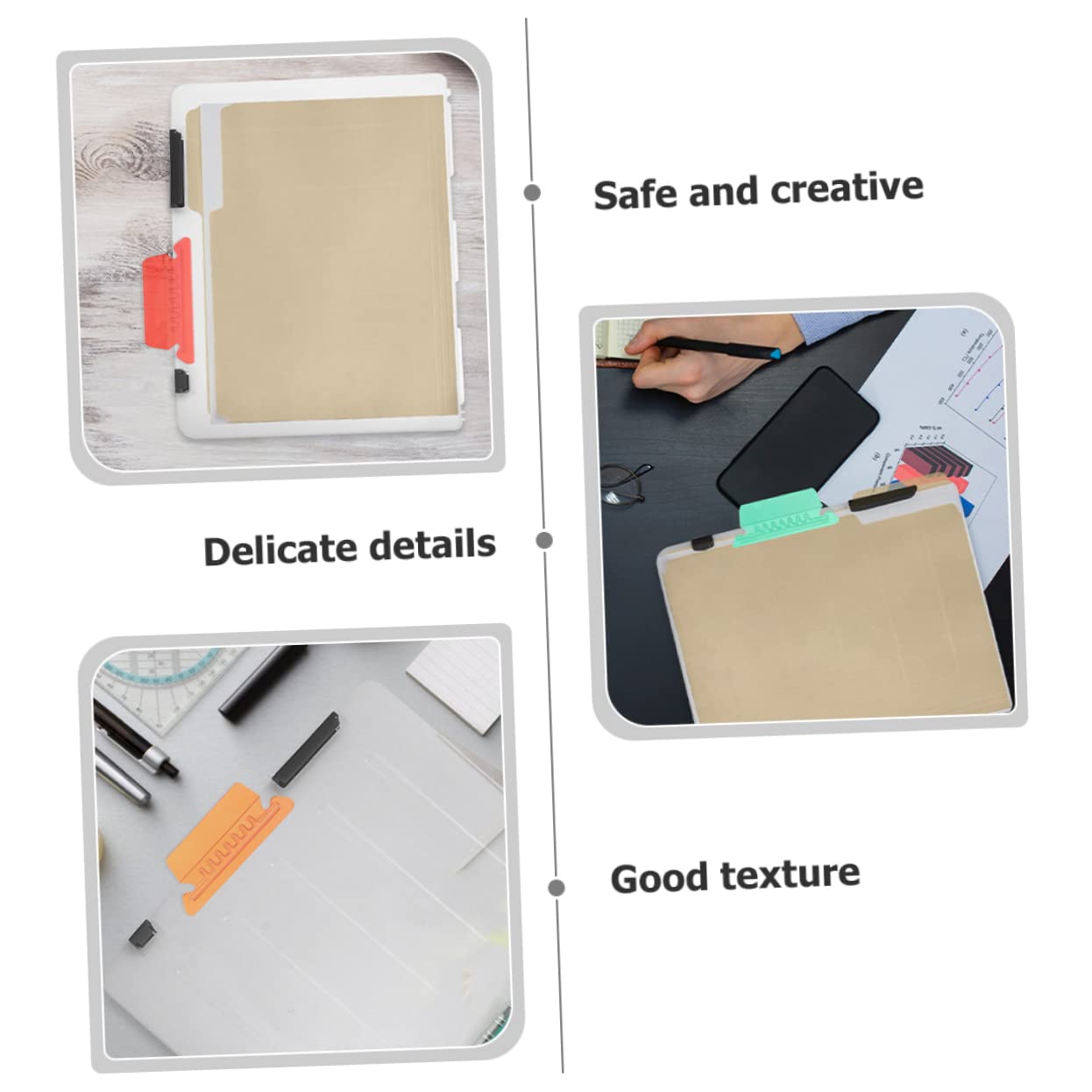 NUOBESTY 160pezzi Linguette Colorate Per Cartelle Appese Con Inserti Per Ufficio e Scuola Etichette Per Classificazione Documenti Facili Da Utilizzare Per Archiviazione e Organizzazione