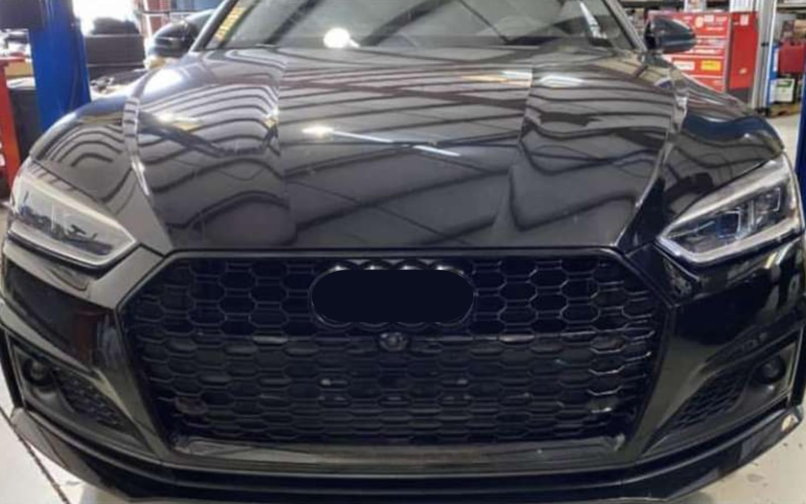 Mptuned Griglia del radiatore compatibile con Audi A5 F5 2016-2019 | Adatto per S-Line & S5 | Con logo
