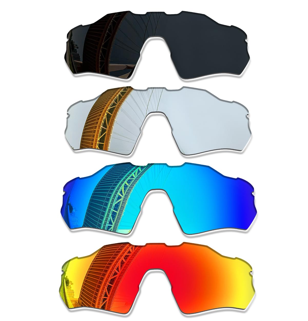 Lentes de repuesto polarizadas de 1,5 mm para gafas de sol Oakley Radar EV XS Path OJ9001, antiarañazos, ajuste perfecto