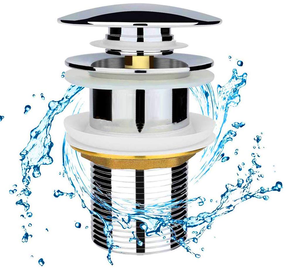 MLD Stainless Steel Popup Waste Coupling for Wash Basin, Drain Out Let