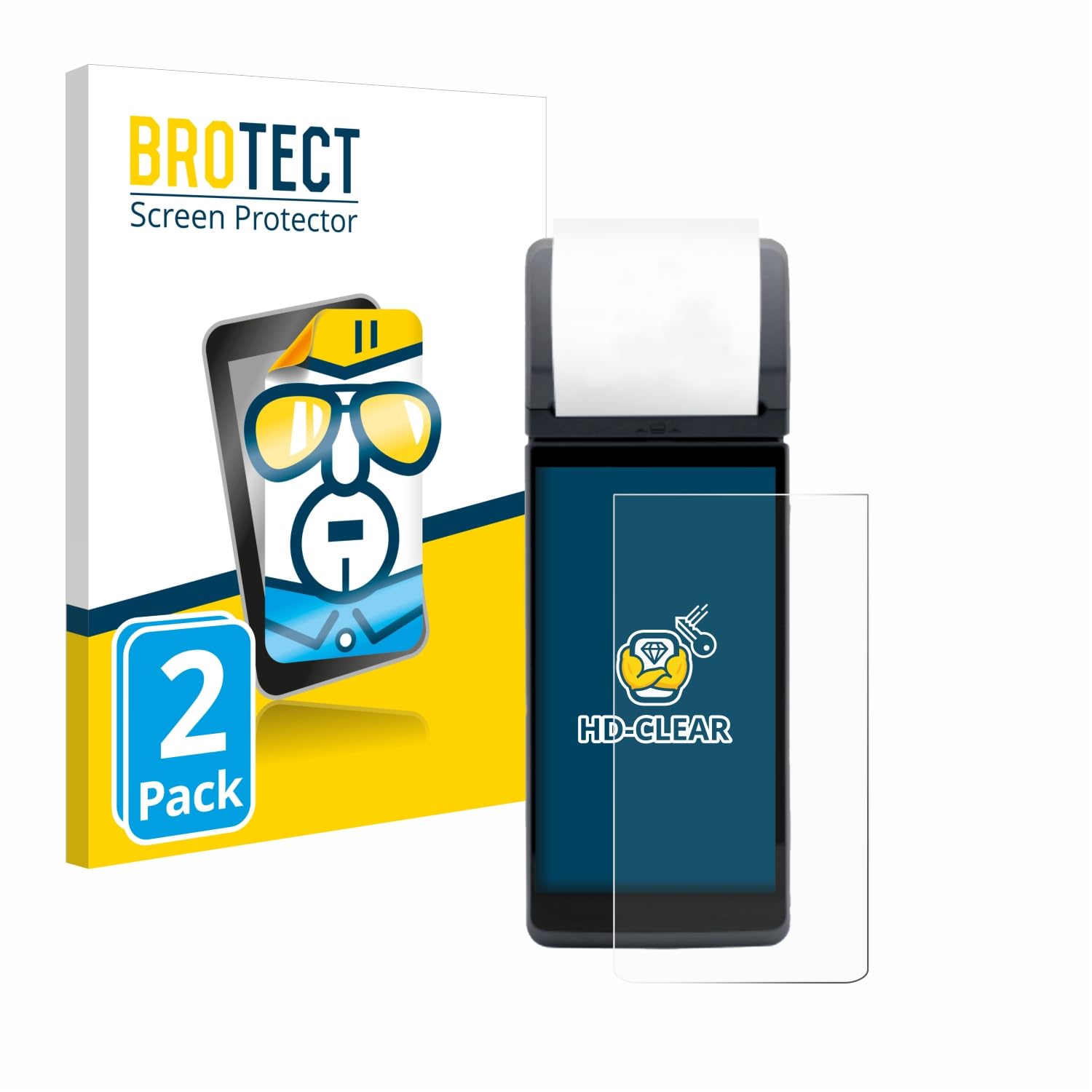 Brotect Protection Ecran Anti-Reflet Pour MyPOS Ultra (2 Pièces) - Film Mat