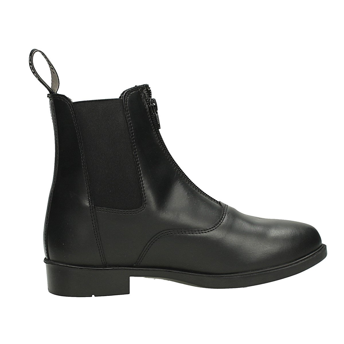 QHP Reitstiefeletten Stiefeletten Jodhpur Manilla Leder schwarz (42)