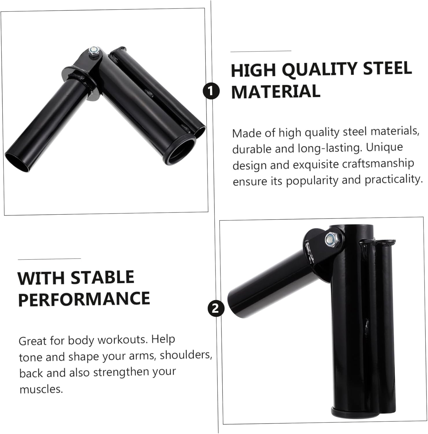 Steel Barbell Barrel Sleeve Rack for Home Gym Durable Double Barrel Design for Weight Lifting and Muscle Training Space Saving Barbell Supplies