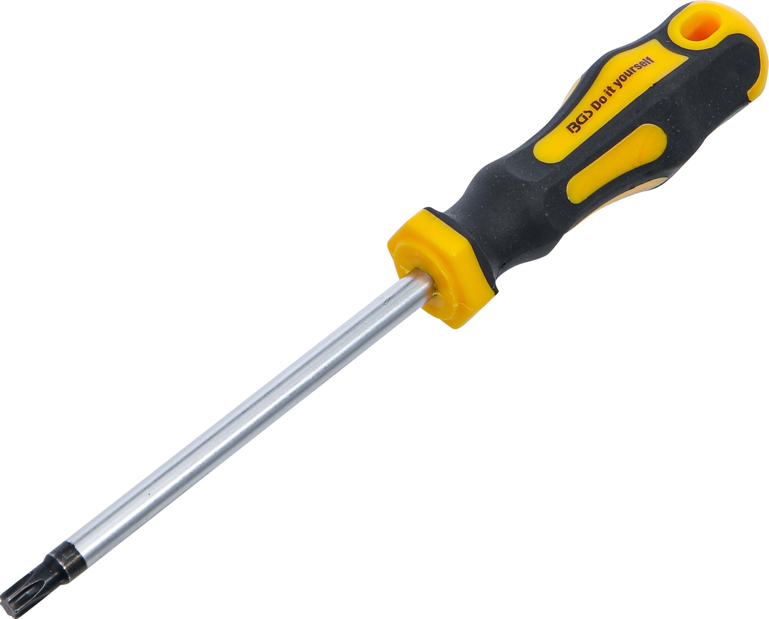 Bgs Do It Yourself Silver/Yellow/Black Bgs Diy 7844-T40 | Screwdriver | T-Star (For Torx) T40 | Blade Length 125 Mm