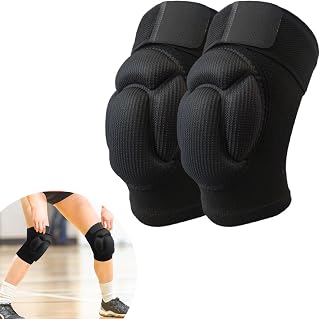 1 Paar Knieschoner Arbeit, Volleyball, Knieschützer, 30 cm, verstellbar, dicker Schaumstoff, rutschfest, atmungsaktiv und rutschfest, für Damen und Herren