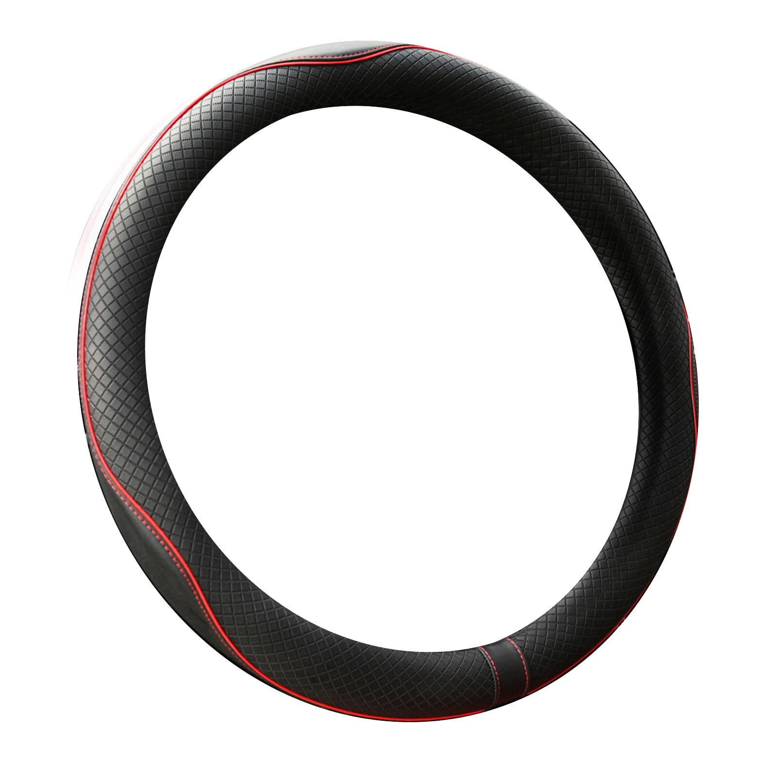 Valleycomfy Coprivolante Con Strass Nero - Pelle Microfibra Con Diamanti, Universale 37-38 Cm