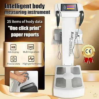 Body Fat Analyzer with Printer, Body Composition Analyzer, Body Fat Scale/Weight Scale for Accuracy 25 Key Metrics, Body Scanner Analyzer Body Fat with BMI for Gym, Fitness Studio and Home Use