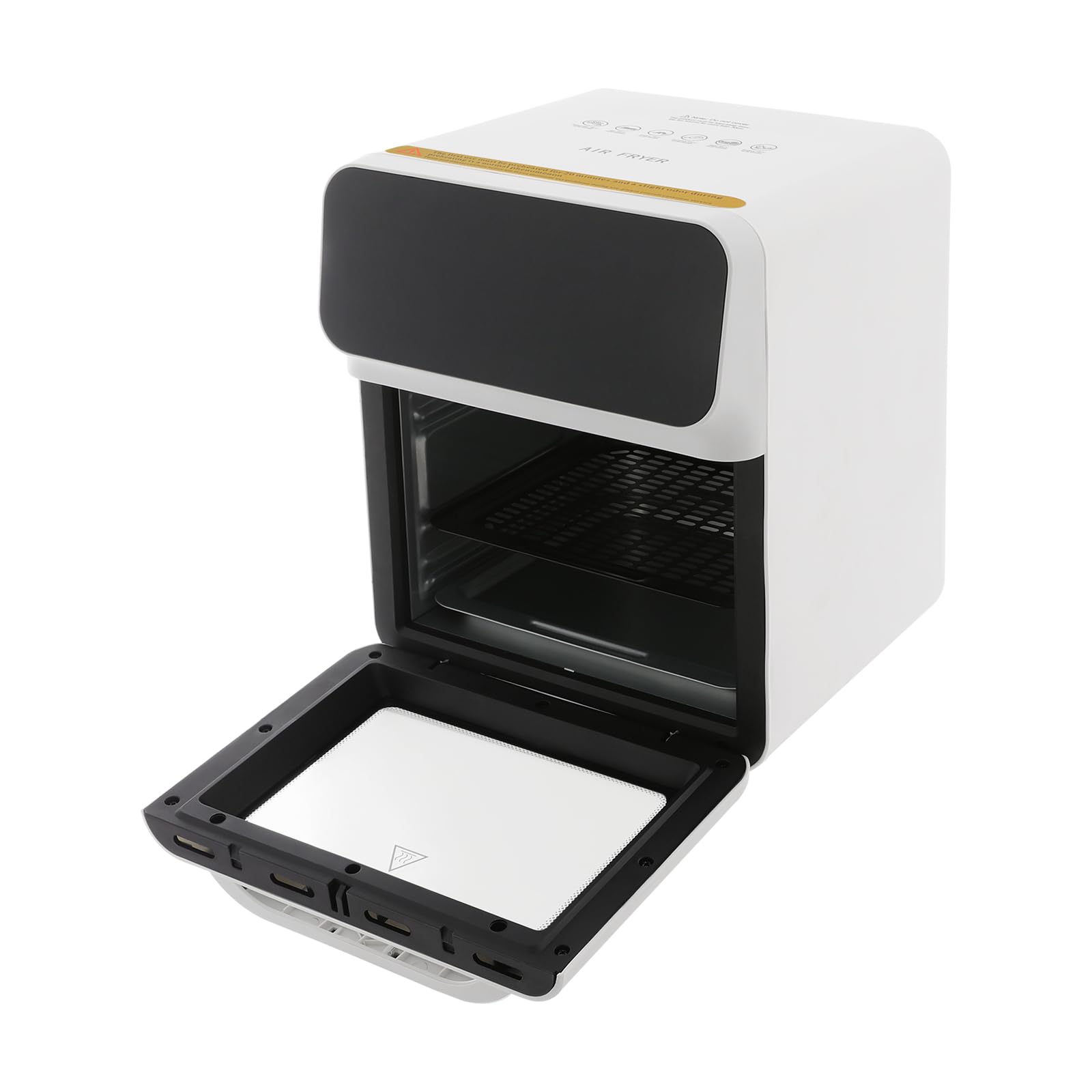 Friggitrice ad aria,air fryer 10L,senza olio con finestra,touchscreen LED