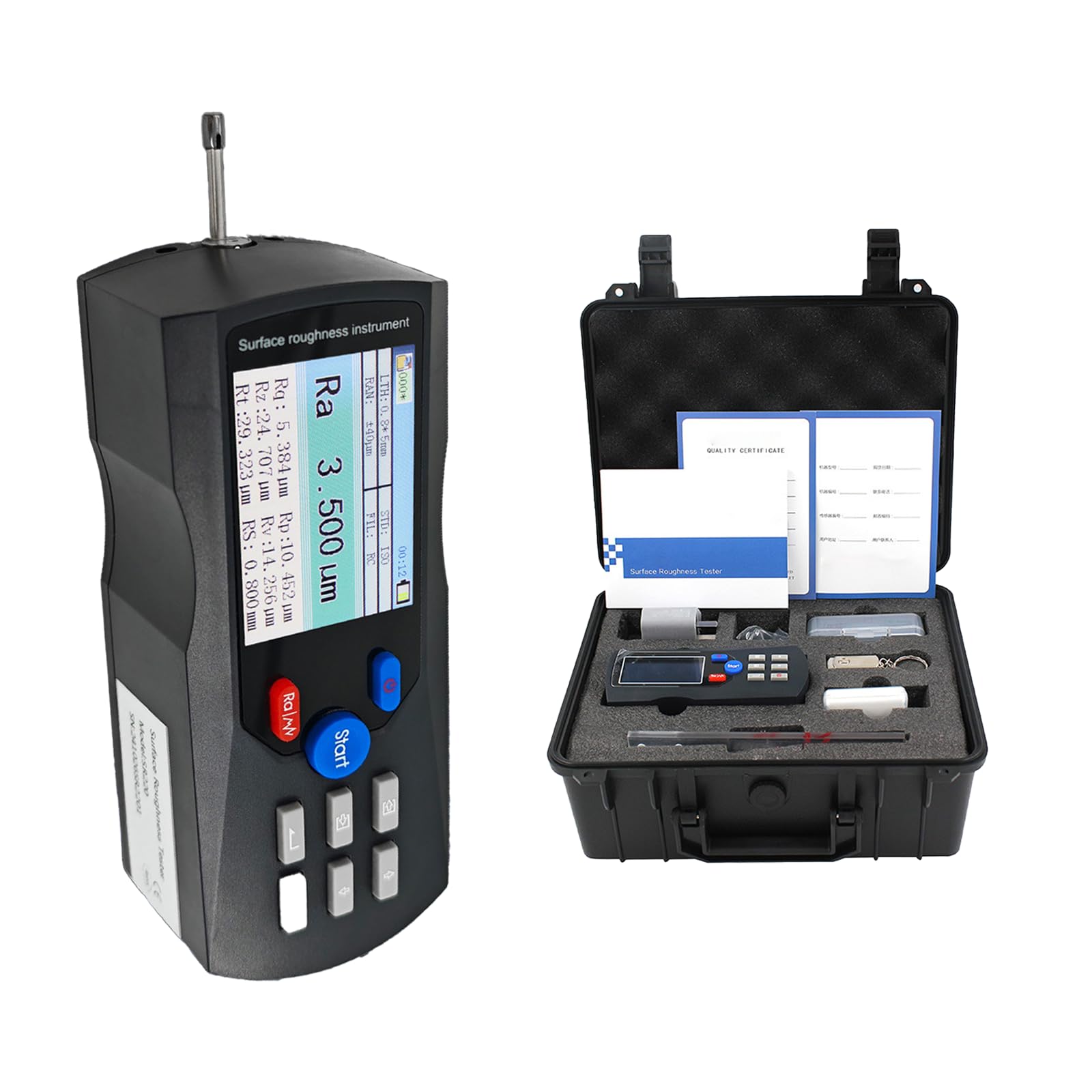 Bluetooth Handheld Sur face Roughness Tester for Auto Aerospace Electronics