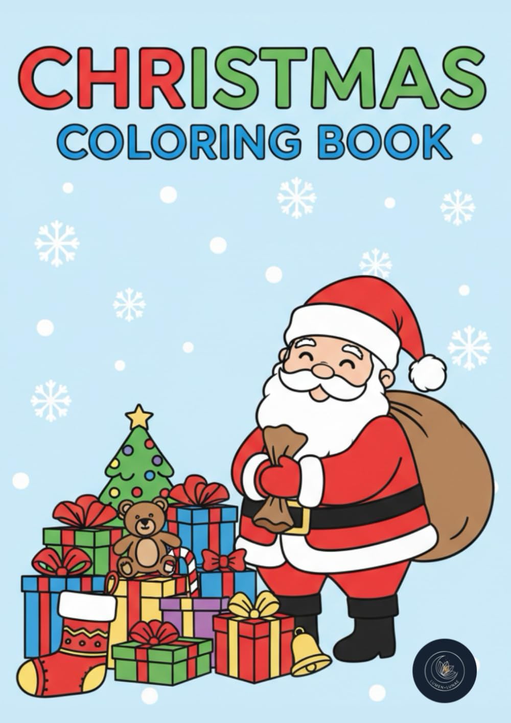 CHRISTMAS COLORING BOOK: Ho Ho Ho! A Jolly Collection of Festive Coloring Pages for Kids