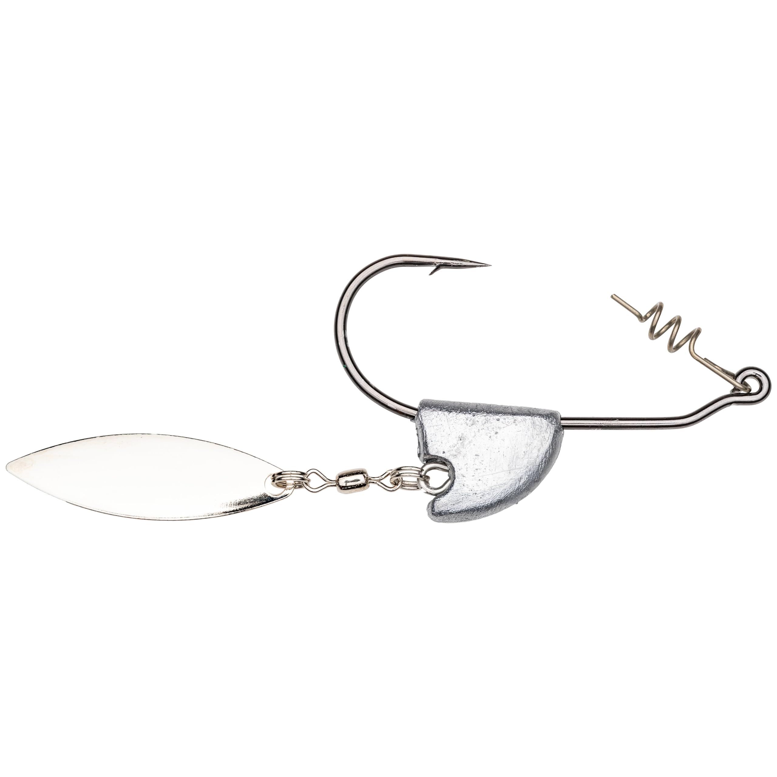 Strike King (TGBLB14-3/0) Tour Grade Belly Blade Fishing Lure, 999 - Nude, 1/4 oz, Raz-R-Blade Willow Blade