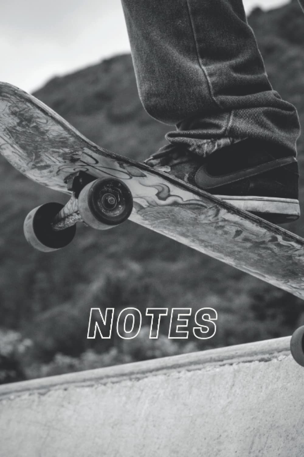 Notes: Skateboard Lined Notebook