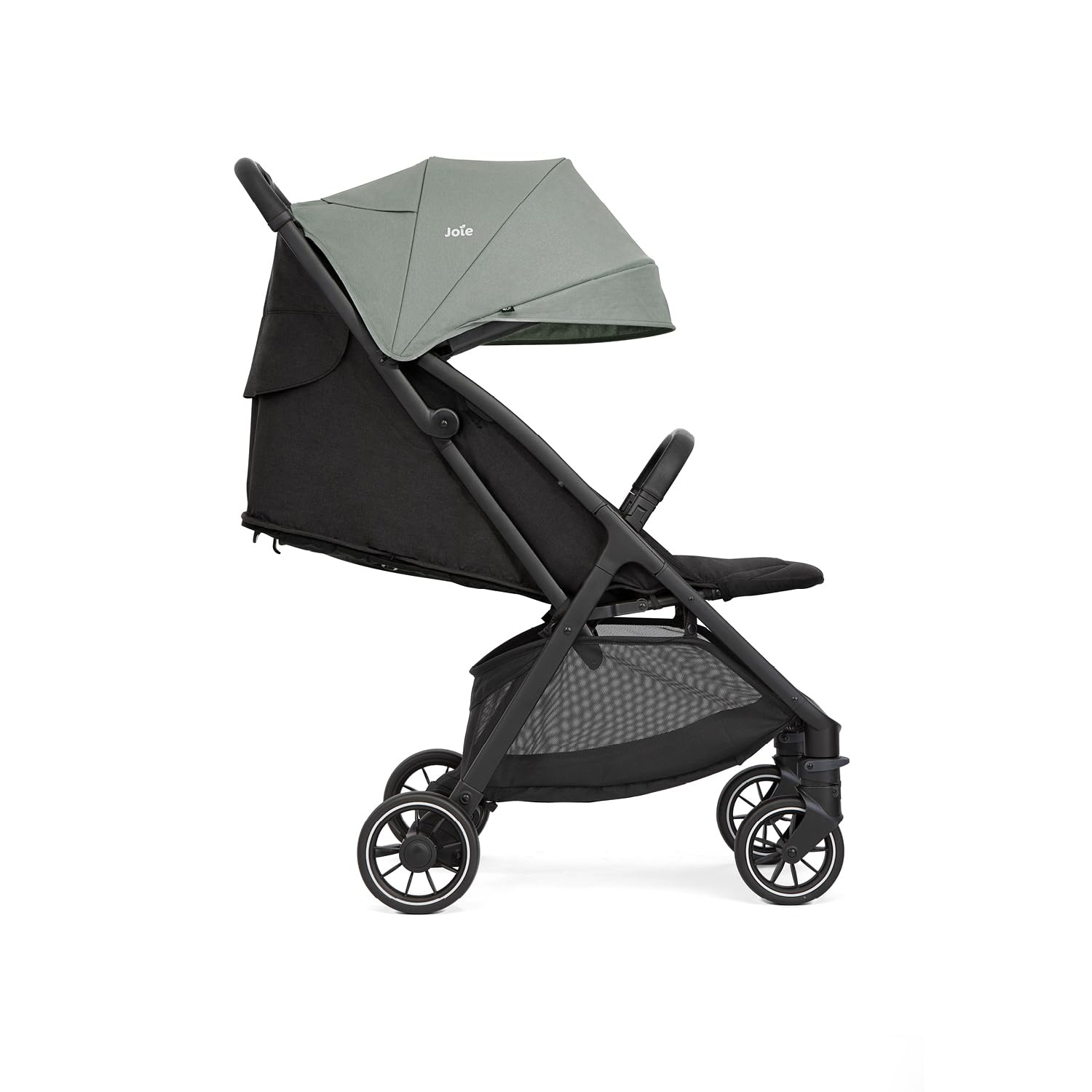 JOIE – PACT PRO – Poussette ultra compacte, légère 6,3 kg – naissance à 22 kg – Pliage une main – Dossier inclinable 17 positions – Sac transport, habillage pluie et adaptateurs inclus – Coloris Abyss