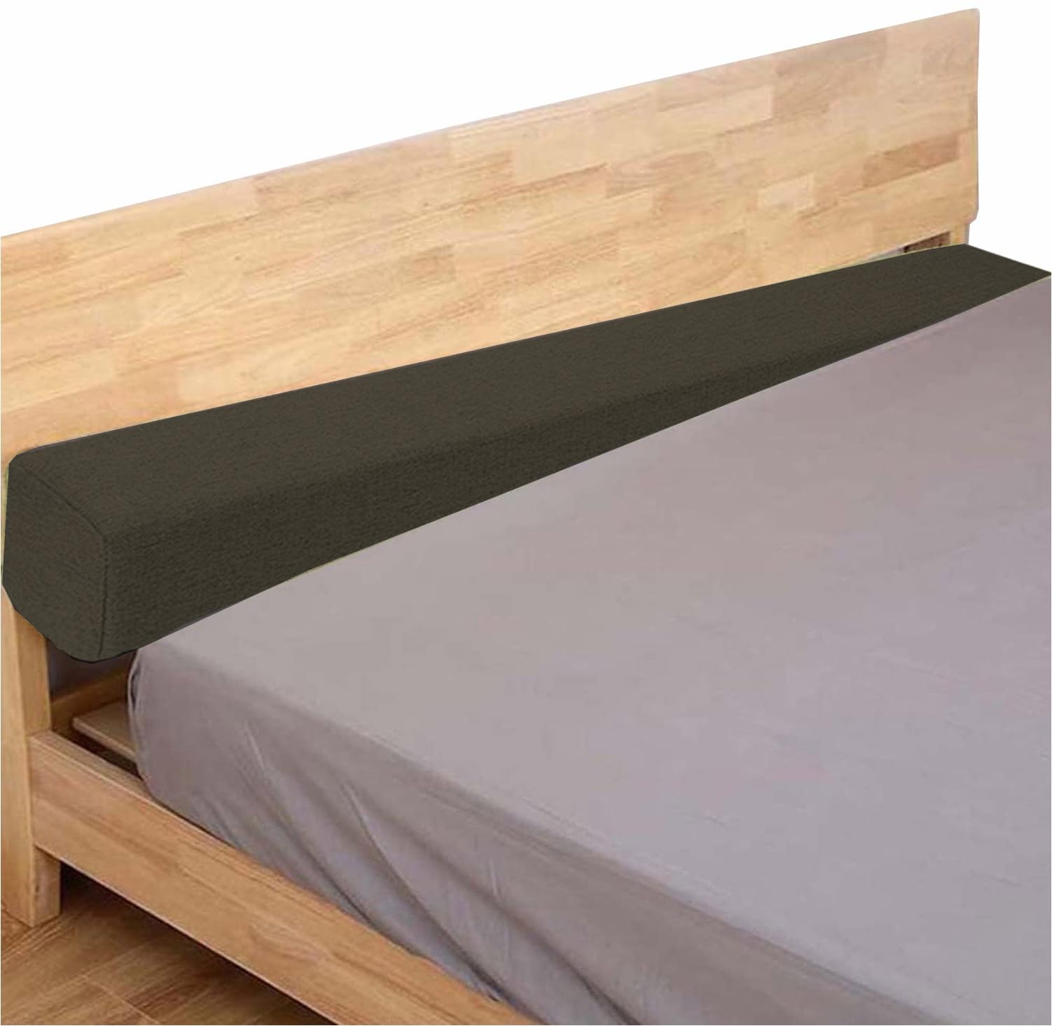 Holomaalahi bedside gap blocker 120x20x8cm/47x8x3in for Headboard Gap or Wall, Bed Extension for Single, Double & King Beds, Removable Cover