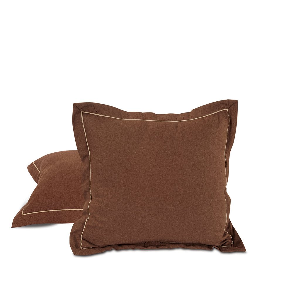 Swayam Set of 2 Solid Cotton Brown Cushion Cover | 24 x 24 Inch | Soft Breathable Fabric with Hidden Zipper | Decorative & Stylish Cushion Covers for Sofa, Living Room, Bedroom & Couch-image-14