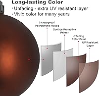 Vista 154 de Bubblegun Rosa - Bolas Pequeñas de Navidad de 1.6 Pulgadas, Adornos de Decoración para Árbol de Navidad, Bolas Colgantes Inastillables