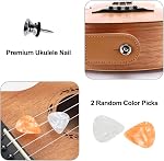 Ukulele Strap, Eyeshot Adjustable Premium Leather Ukulele Strap