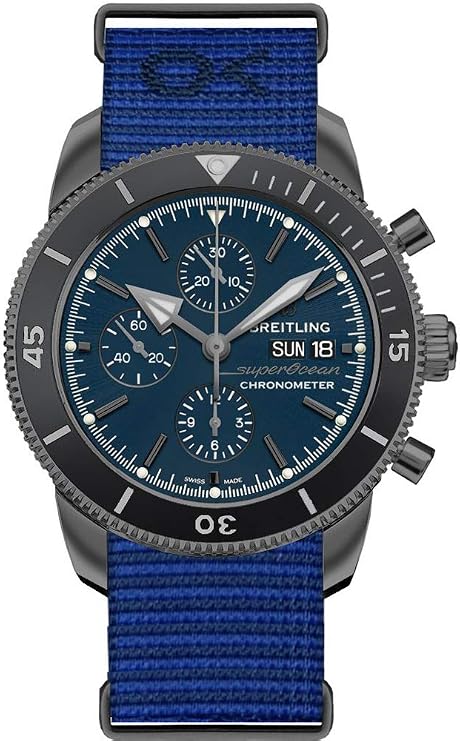 Breitling Superocean Heritage II Chronograph Automatic Chronometer Blue Dial Men's Watch M133132A1C1W1