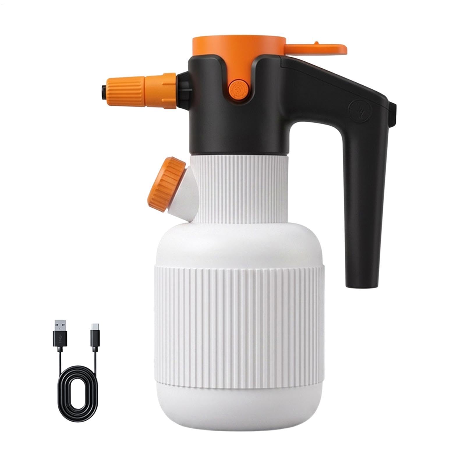 Pulvérisateur de Mousse pour Voiture 1,5L Buse Réglable USB Rechargeable