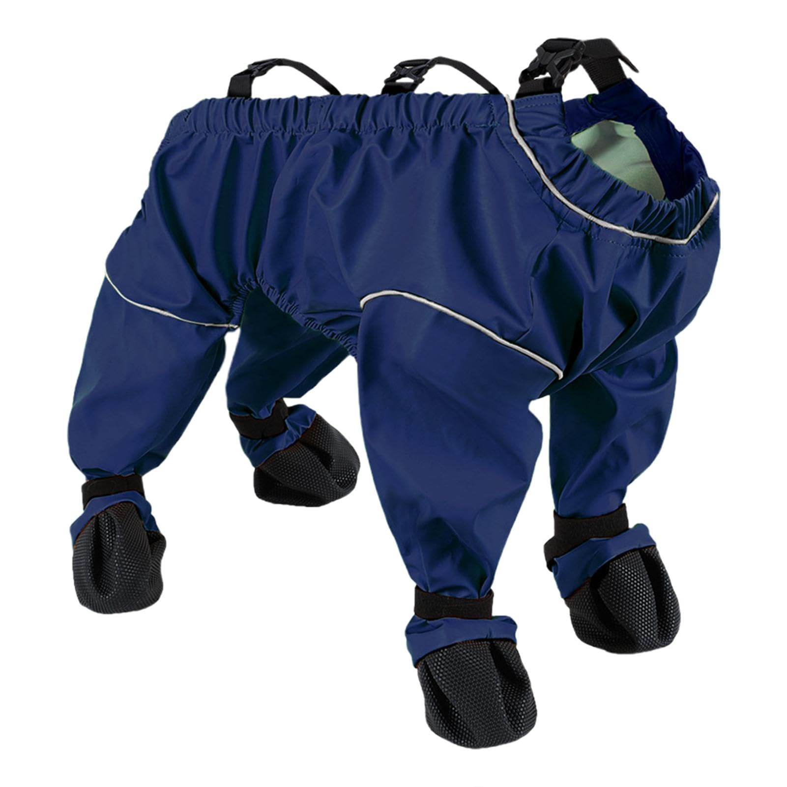 Waterproof Dog Boots with Suspenders - Anti-Slip Dog Outdoor Shoes | Waterproof Shoes with Adjustable Straps, Dog Leggings for Outdoor Hiking, Walking, Snow, Rain | Non-Slip Dog Boots โ image 1