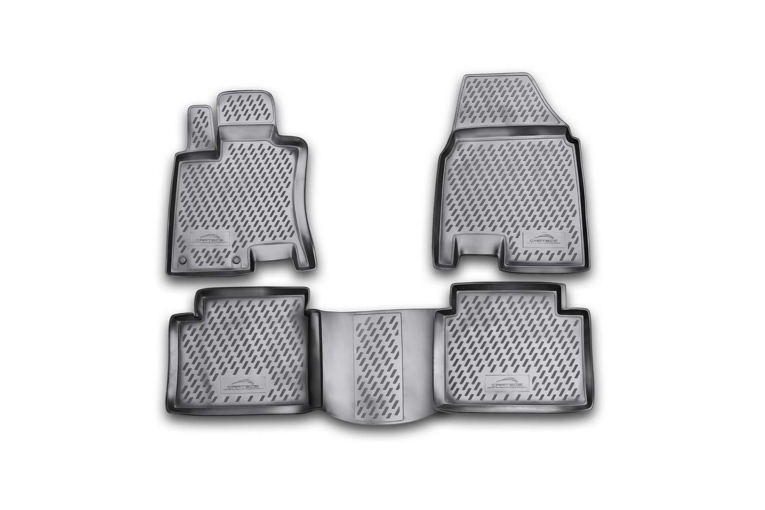 ELEMENT Alfombrillas para Nissan Qashqai+2 2008-2013 | 7 Plazas | SUV | Suelo Coche | 4 Piezas