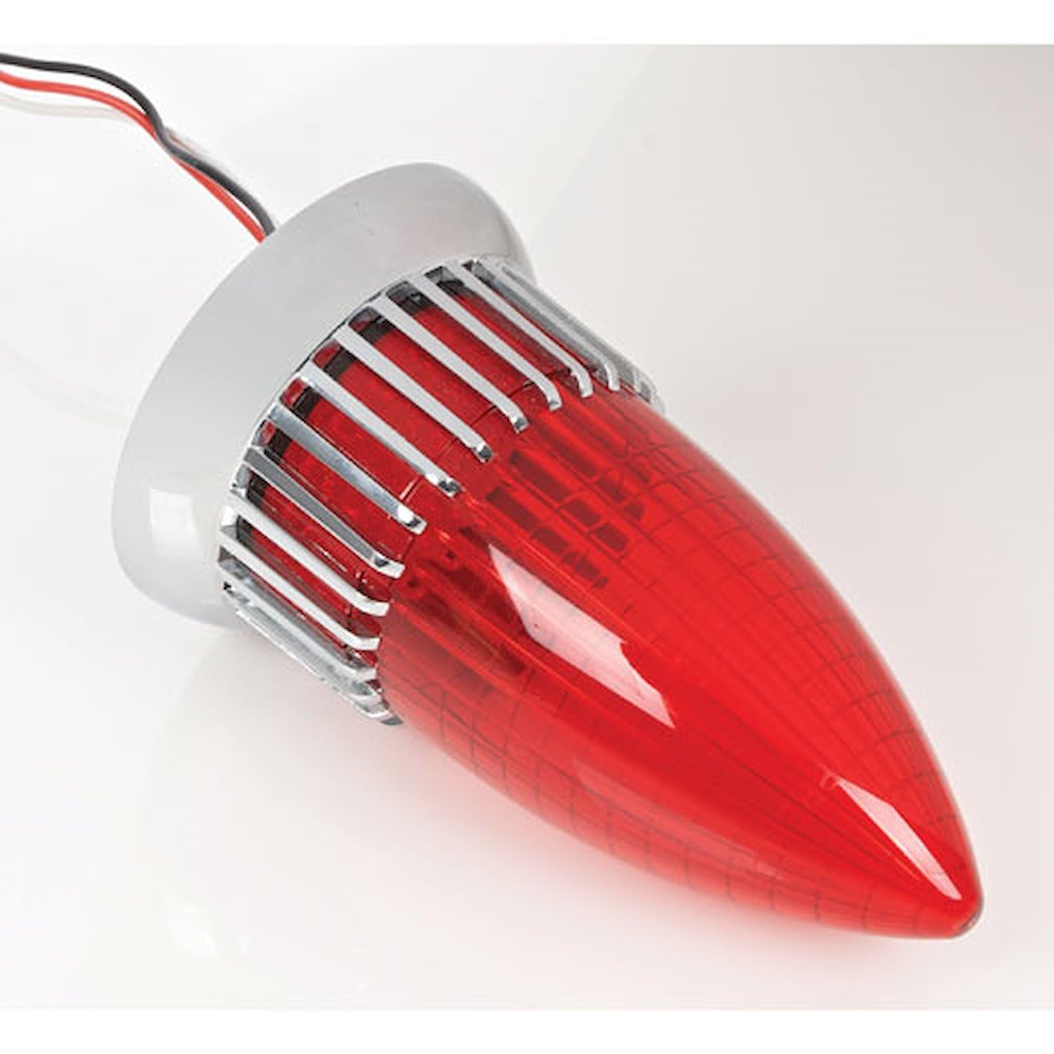 1959 Cadillac Style Tail Light Red Lens with Incandescent Bulb | 1959 Cadillac Style Tail Light Red Lens for custom street rods or projects includes gasketseal incandescent product thumbnail 6