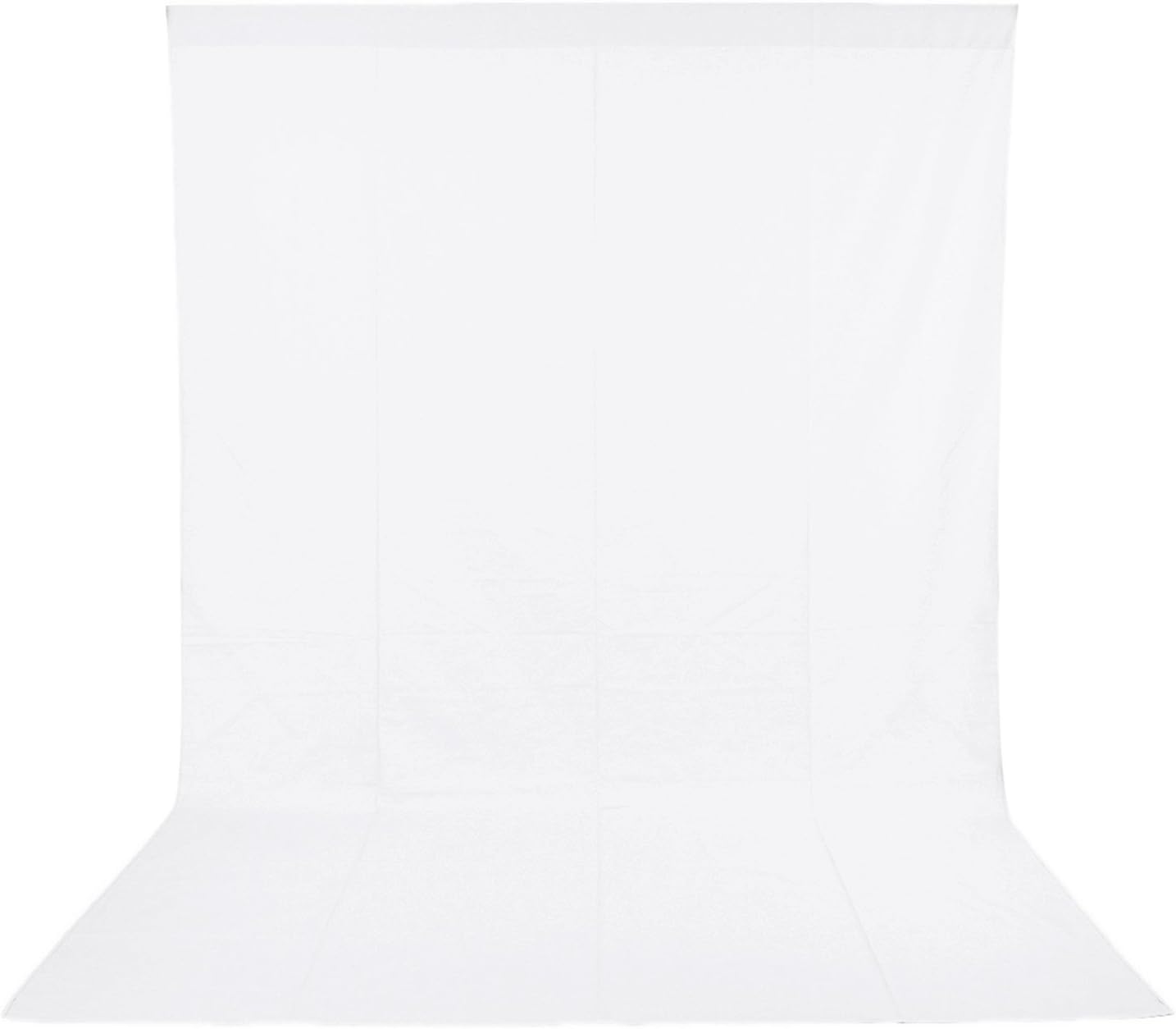 6 x 9FT Hintergrund Fotografie Backdrop Weiß Fotohintergrund Weiss Faltbare Fotostudio Hintergrund 100% Polyester Fotografie Hintergrundstoff