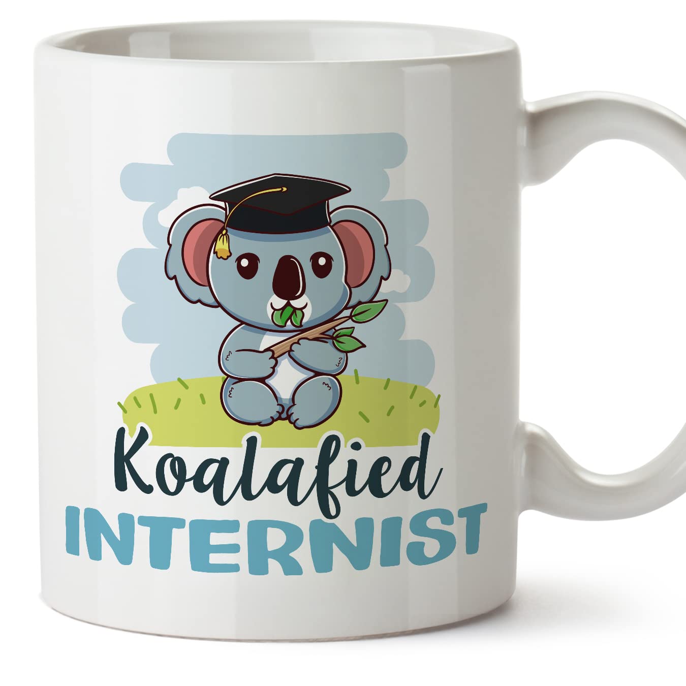 MUGFFINS Internist Man Mug - in English - Koalafied - Funny Gift for Colleagues - Ceramic 11oz Mug โ image 1