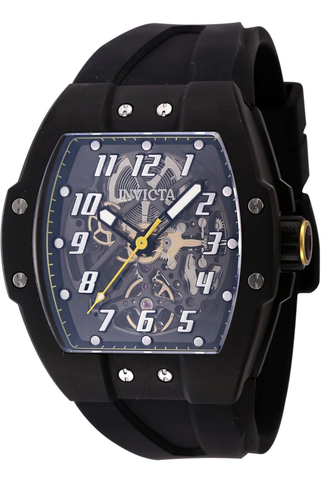 Invicta Silicone Analogue Black Dial Mens Watch-44971, Band Color:Black (B0CVNSG26B) Amazon Price History, Amazon Price Tracker