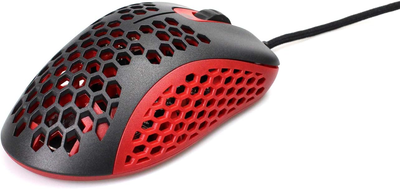 Black Friday - 40% OFF Skoll Mini SK-S ACE 2020 Edition 50g Ultralight Weight Honeycomb Design Ergonomic Wired Gaming Mouse with 3389 Sensor - PTFE Skates - 16,000DPI - Detachable Cable (Red) Black Friday 🔥 Skoll Mini SK-S ACE 2020 Edition 50g Ultralight Weight Honeycomb Design Ergonomic Wired Gaming Mouse with 3389 Sensor - PTFE Skates - 16,000DPI - Detachable Cable (Red)