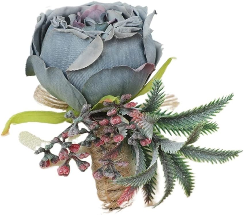 Artificial Rose Flower Napkin Rings Simulation Flower Towel Napkin Buckle Holder Serviette Buckles Party Dinner Table Decoration(D)