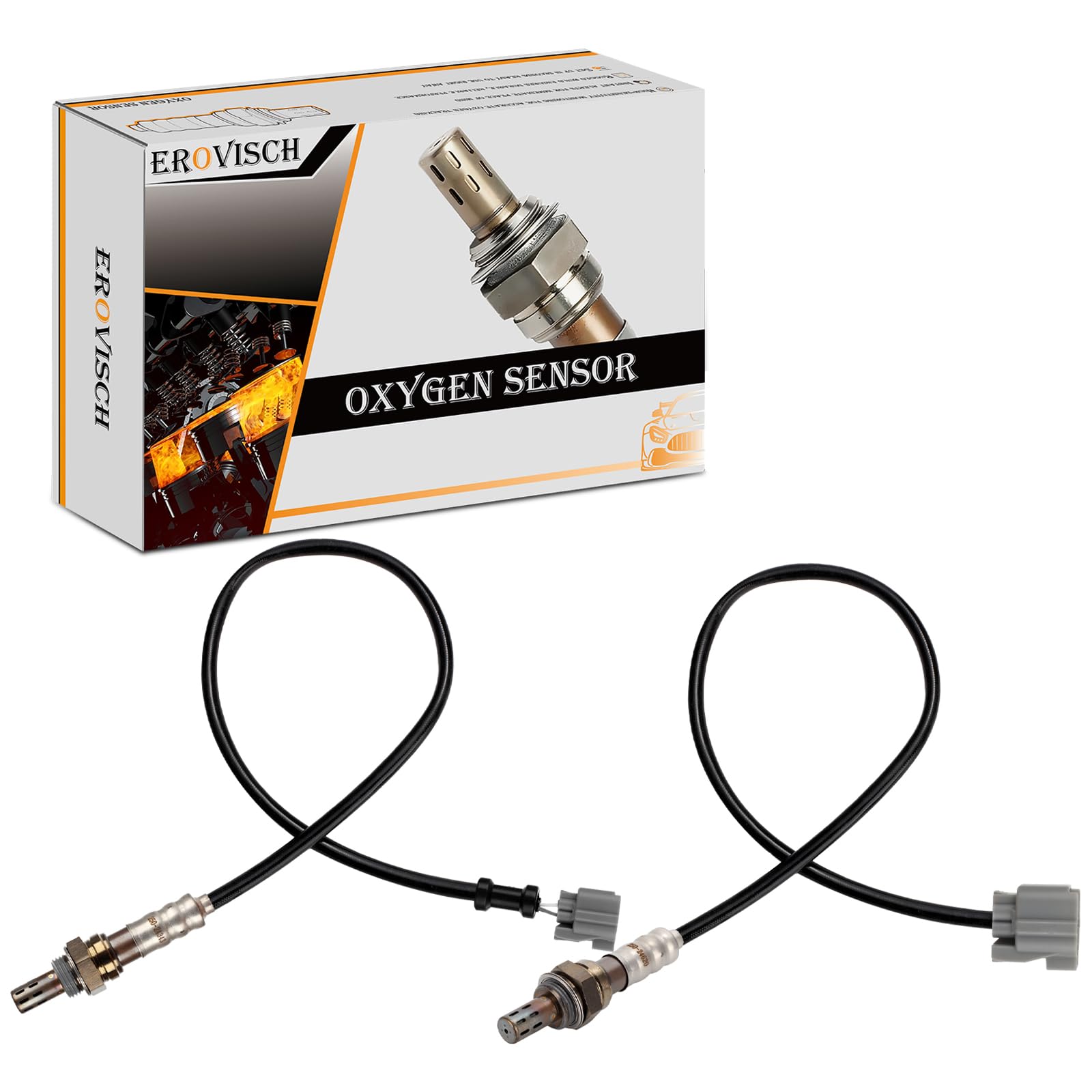 Photo 1 of Oxygen O2 Sensor 250-24620 250-24343 Upstream Downstream Set of 2 - Compatible with Honda - Accord 1998 1999 2000 2001 2002 - L4 2.3L - Replaces # 234-4620 234-4220