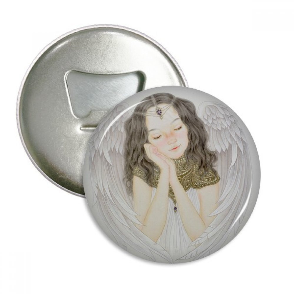 Badge et ouvre-bouteille peinture chinoise cadeau idéal