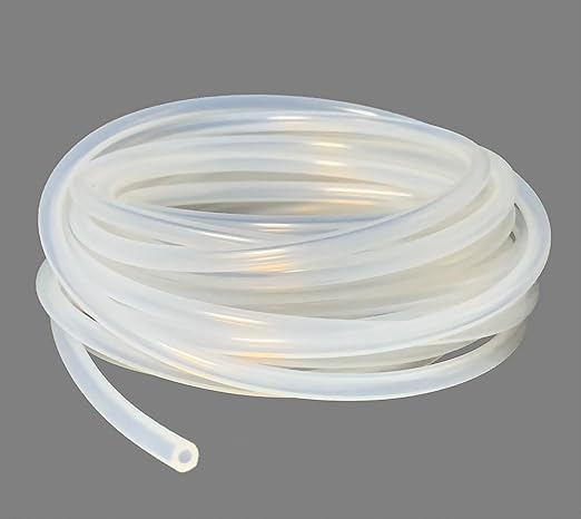 PEISONFEI High Temp Silicone Tubing1/16"ID x 1/8'' OD Food Grade High Temp Silicone Hose for Home Brewing Wine Making,10Ft
