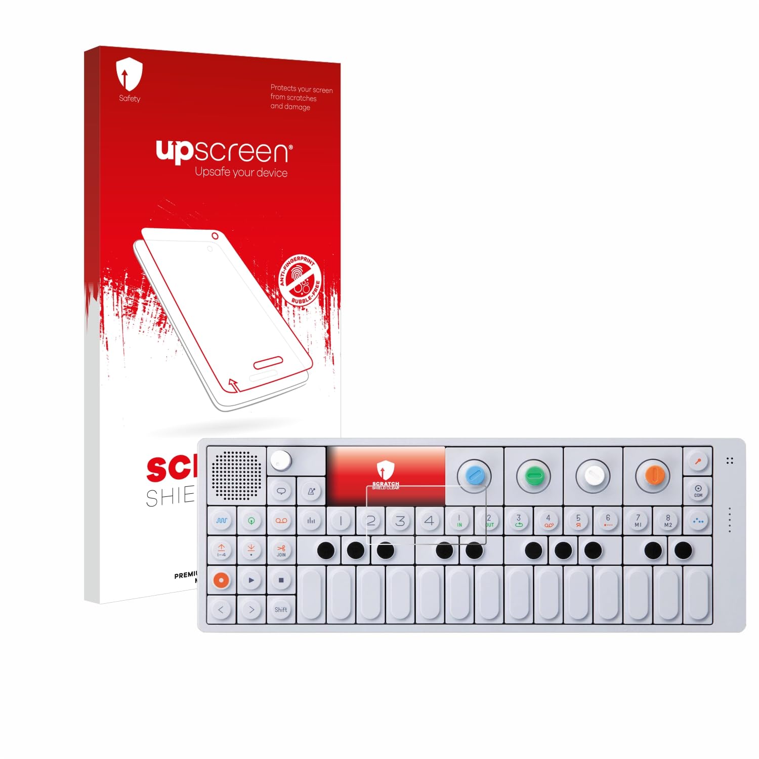 upscreen Scratch Shield Screen Protector compatible with Teenage Engineering OP-1 Sampler & Controller - HD-Clear, Anti-Fingerprint