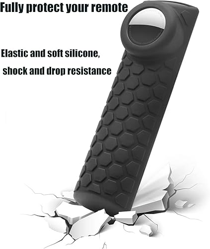 Miniatura 5 de Paquete de 2 Funda compatible con adhesivo de azulejos y TV Stick 4K Max, brilla en la oscuridad, para control remoto por voz de Alexa de 3