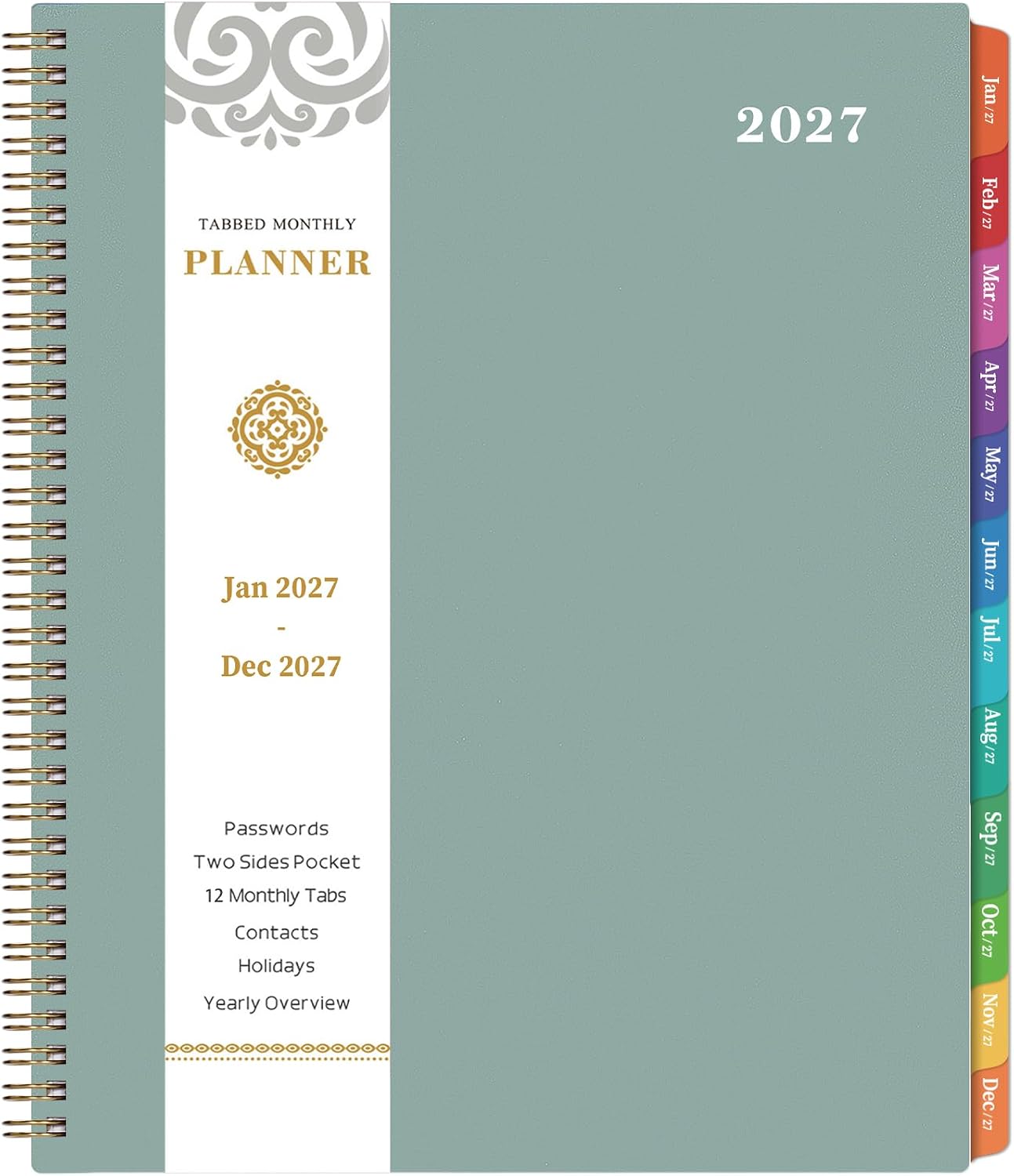 2027 Monthly Planner - 2027 Planner, Jan 2027 - Dec 2027