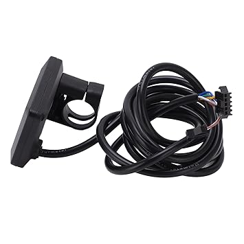 Ketsicart LCD Display Panel, High Toughness Electric Bicycle LCD Display Meter Multi Function Easy Operate for Electric Scooters